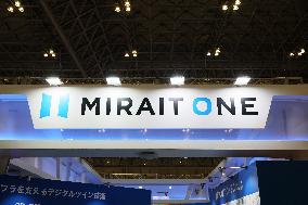 Mirait One signboard and logo